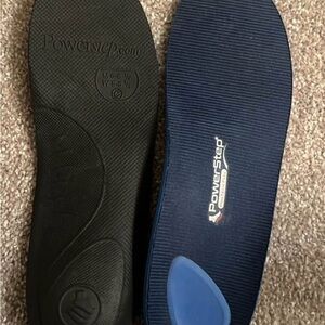 Brand New PowerStep Insoles Black and Blue